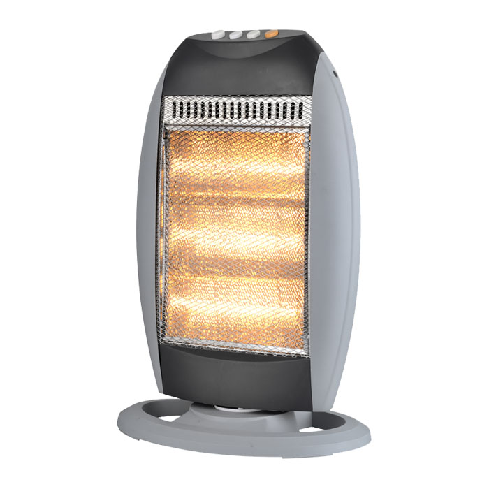 Oscylujący elektryczny grzejnik halogenowy 1200 W