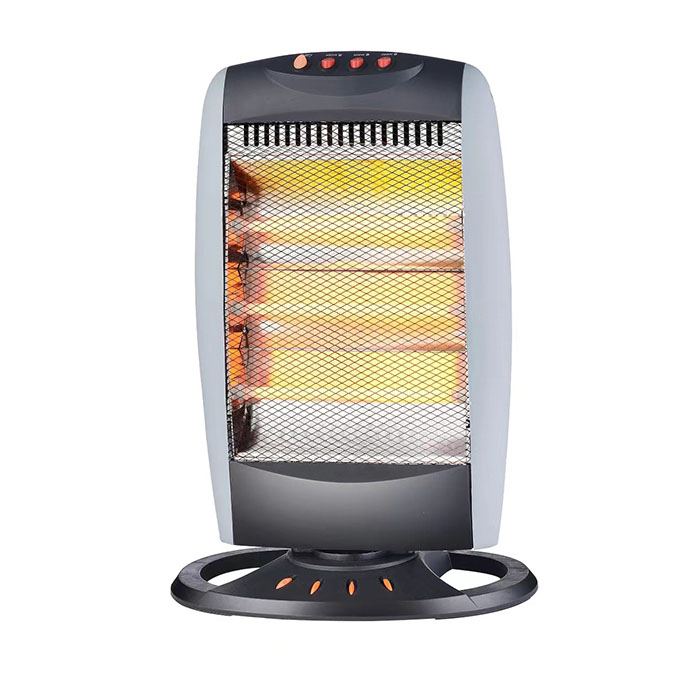 Oscylujące domowe grzejnik halogenowy 1200W 3 tryby
