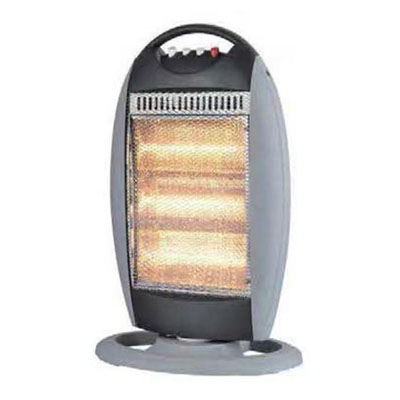 Oscylując domowy grzejnik halogenowy 1200W z uchwytem